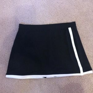 Champion Black/White Skirt with Built-in Shorts